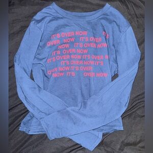 Billie Eilish || It’s Over Now Baby Crop Long Sleeve